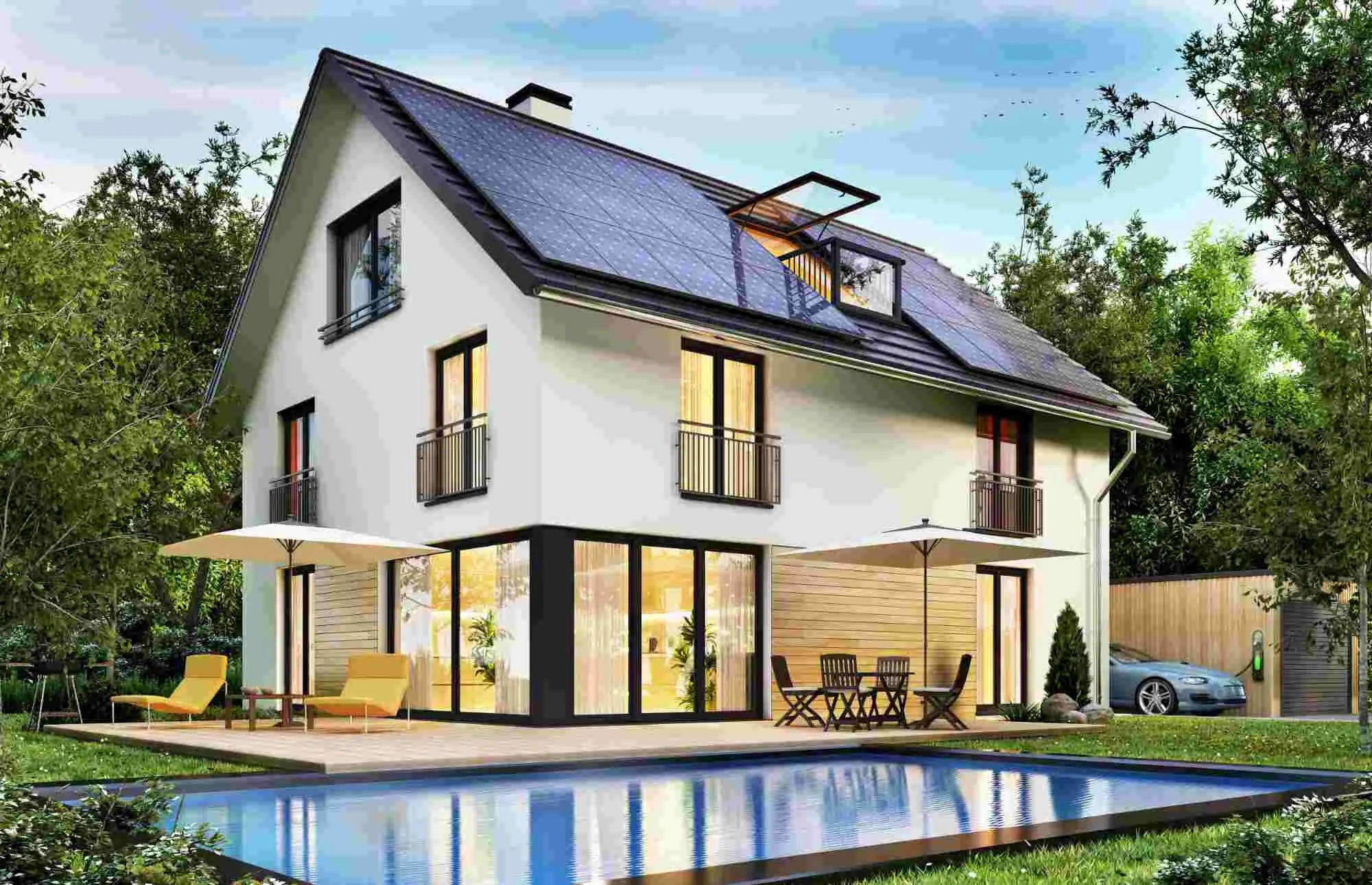 Střední FVE ⚡7,2 kWp🔋11,5 kWh